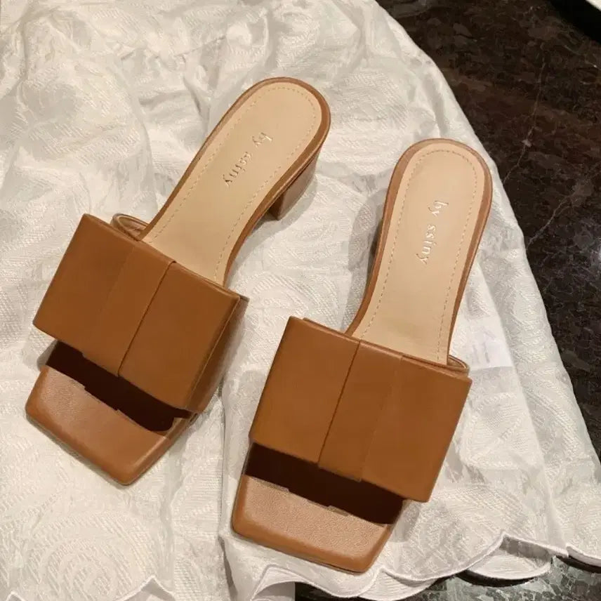 [BUNJANG] Byccini Handmade Ribbon Slippers / [새상품] 바이씨니 제작 리본 슬리퍼