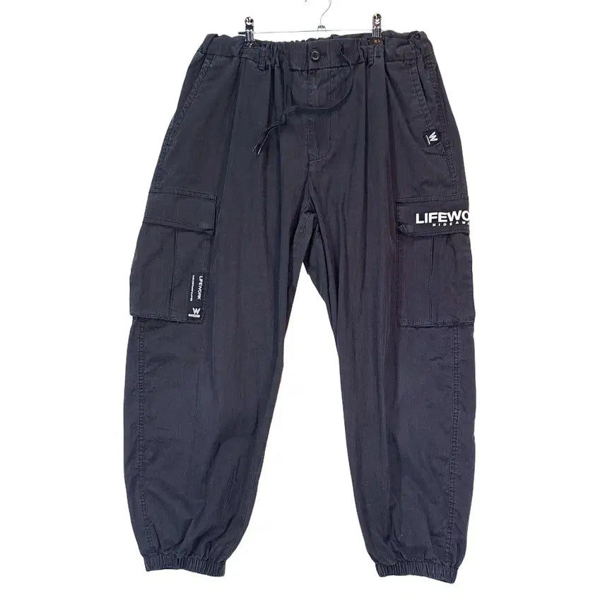 [BUNJANG] Lifework Men's Charcoal Balloon Fit Cargo Pants (Size 31) / 인기빈티지 남성 스트릿한 벌룬핏 카고팬츠 31 차콜 25707