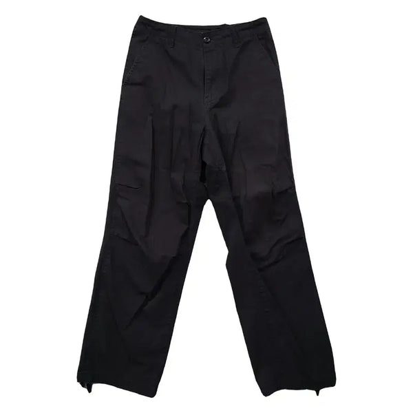 [BUNJANG] Musinsa Standard Black Wide Pants / 무신사스탠다드 블랙 와이드 바지 28
