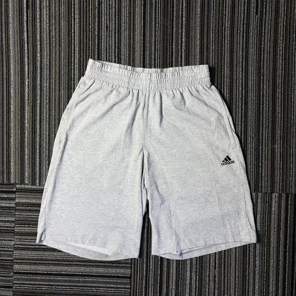 [BUNJANG] Adidas Performance Light Grey Sweat Shorts / 아디다스 퍼포먼스 라이트그레이 스웨트 쇼츠