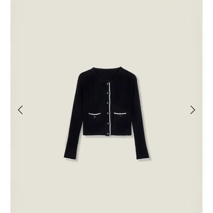 [BUNJANG] Leplain Cots Knit Cardigan Black / 르플레인 leplain 코츠 니트 가디건 블랙 새 상품