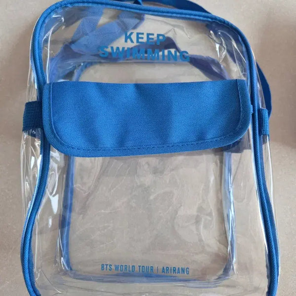 [BUNJANG] BTS Keep Swimming Clear Bag / 새상품) BTS keep swimming 투명백