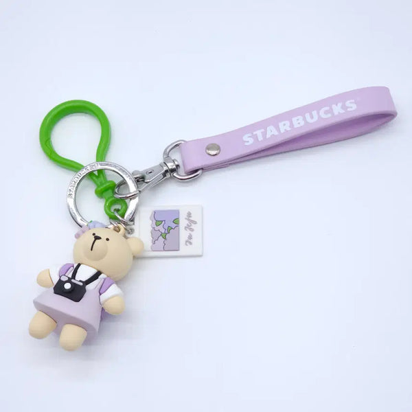 [BUNJANG] Starbucks Bear Figure Keyring / 스타벅스 곰돌이 피규어 키링