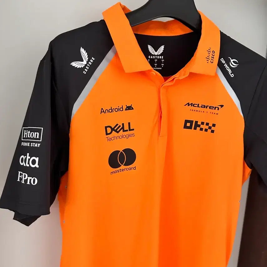 [BUNJANG] McLaren Team Polo Shirt (2025) - Size L (Lightly Worn) / [해외L] 2025 맥라렌 팀폴로(team polo) 시착 제품