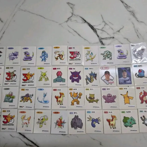 [BUNJANG] Pokemon Stickers Bundle / 포켓몬 띠부씰 판매
