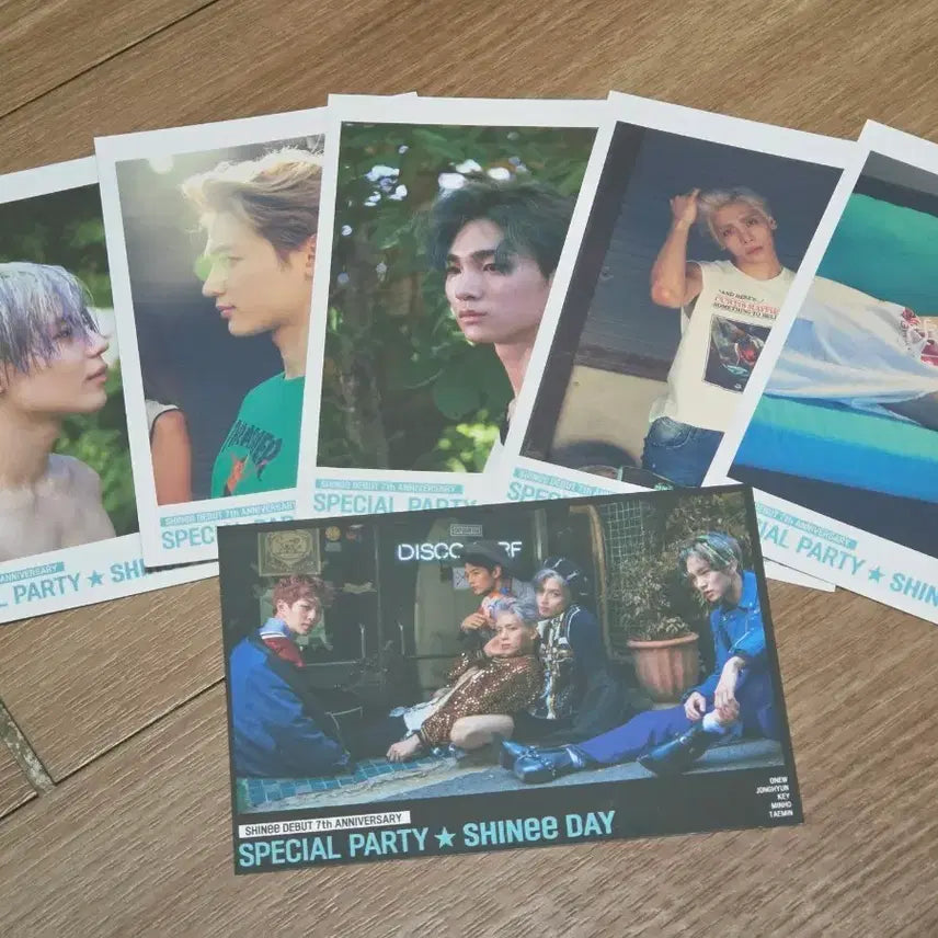 [BUNJANG] SHINee 7th Anniversary Fan Meeting "7th Party" Entrance Postcard / 샤이니 7주년 칠파티 7파티 팬미팅 입장 엽서