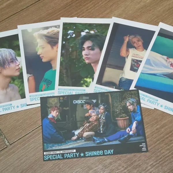 [BUNJANG] SHINee 7th Anniversary Fan Meeting "7th Party" Entrance Postcard / 샤이니 7주년 칠파티 7파티 팬미팅 입장 엽서