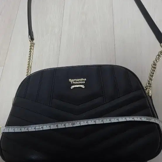 [BUNJANG] Samantha Thavasa Quilted Chain Shoulder Bag Black / 사만사 타바사 퀼팅 체인 숄더백 블랙