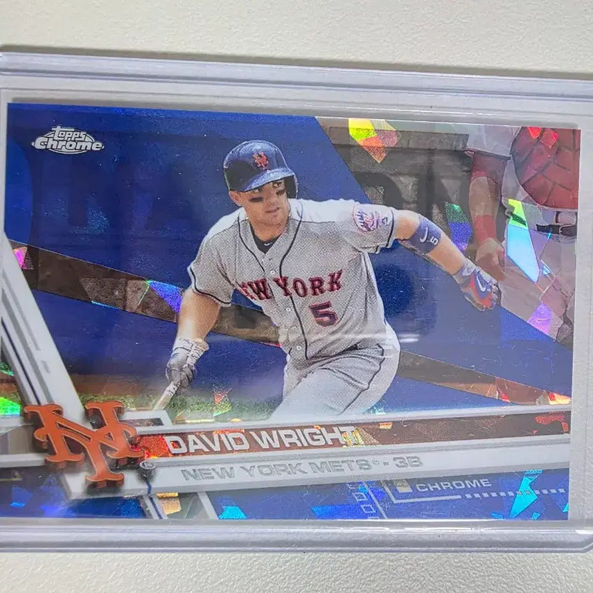 [BUNJANG] 2017 MLB David Wright Topps Chrome Sapphire Edition Card / 2017 mlb 데이빗 라이트 탑스 크롬 사파이어 에디션 카드 판매 뉴욕메츠