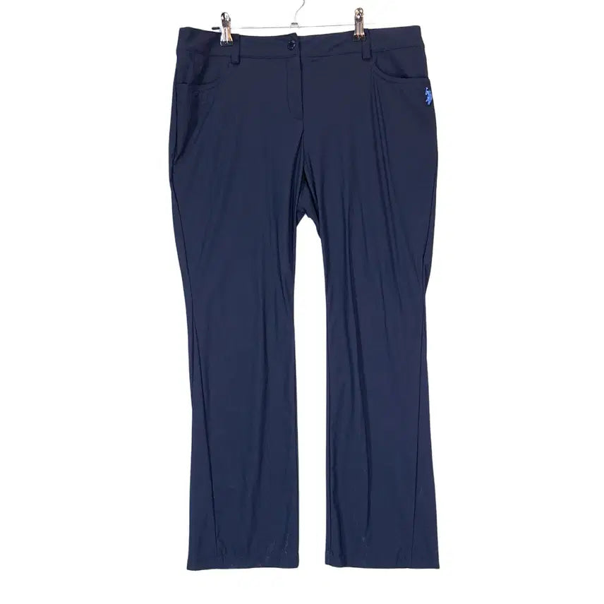 [BUNJANG] U.S. Polo Assn. Women's Navy Semi-Bootcut Pants (Size 31) / 유에스폴로아센 여성 스포티한 세미부츠컷 바지 31 네이비 최신상품 25668