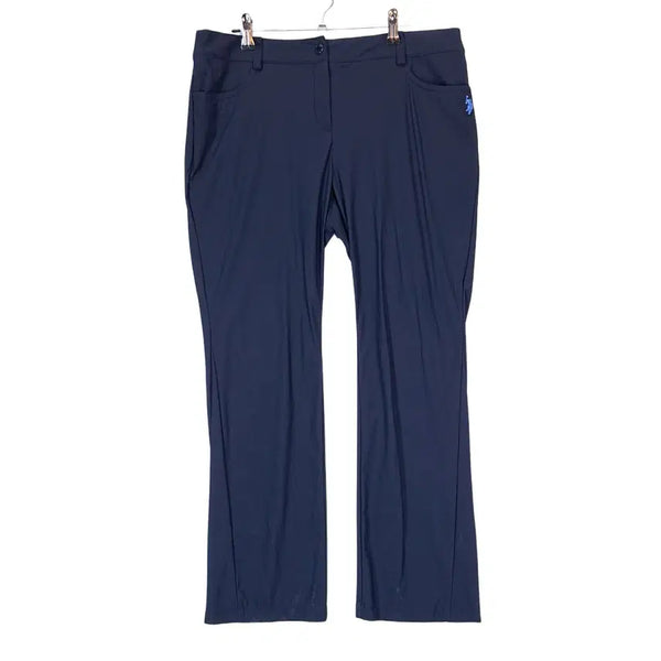 [BUNJANG] U.S. Polo Assn. Women's Navy Semi-Bootcut Pants (Size 31) / 유에스폴로아센 여성 스포티한 세미부츠컷 바지 31 네이비 최신상품 25668