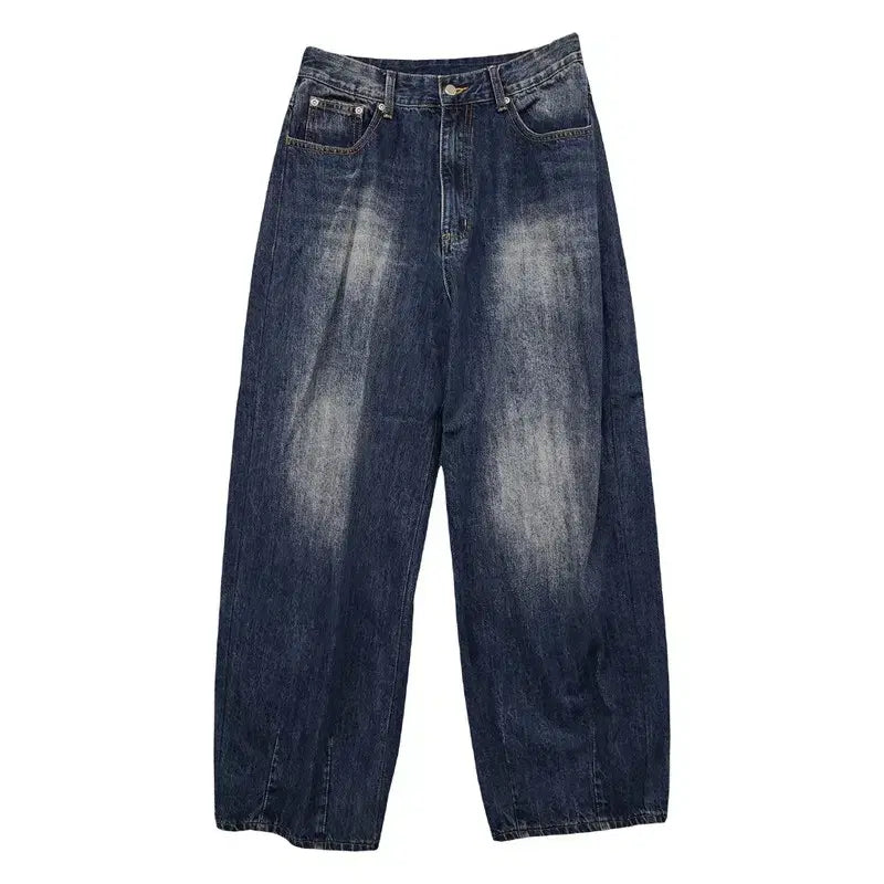 [BUNJANG] In Tempo Mood Vintage Washed Oversized Jeans M / 인템포무드 빈티지 워싱 오버핏 청바지 M