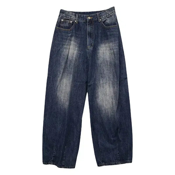 [BUNJANG] In Tempo Mood Vintage Washed Oversized Jeans M / 인템포무드 빈티지 워싱 오버핏 청바지 M