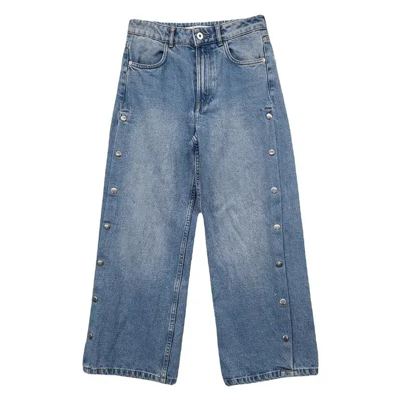 [BUNJANG] Zara Light Wash Wide Leg Jeans / 자라 연청 워싱 와이드 청바지 28