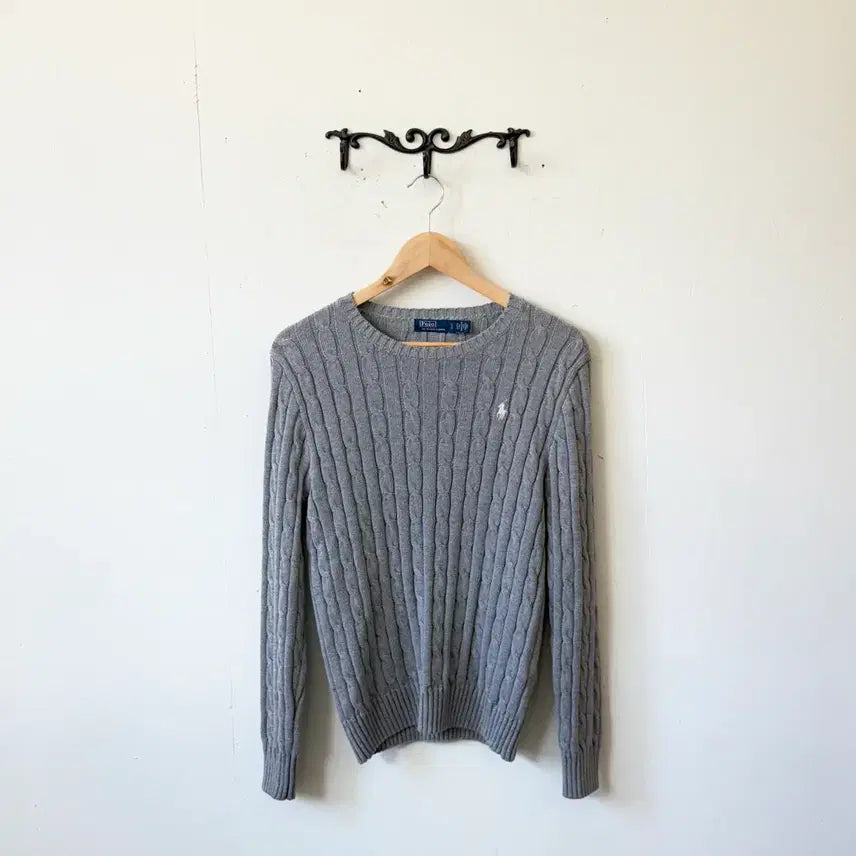 [BUNJANG] Polo Ralph Lauren Cable Knit Sweater L / 폴로랄프로렌 케이블 스웨터
