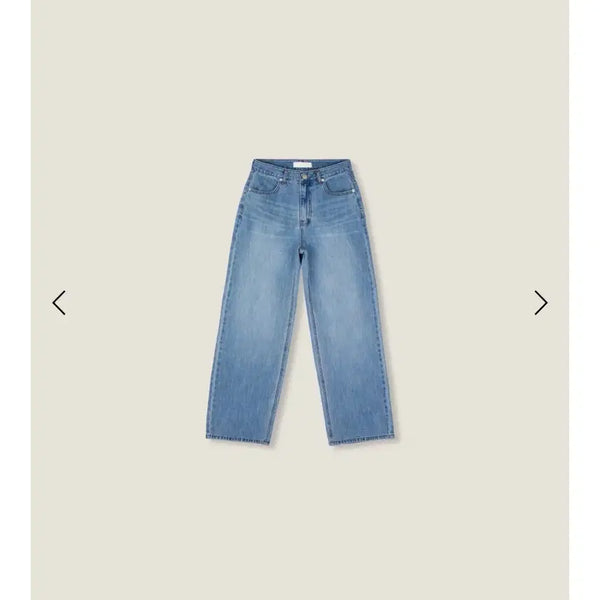 [BUNJANG] leplain Brush Denim Long S Skirt / 르플레인 leplain 브러쉬 데님 롱 long S