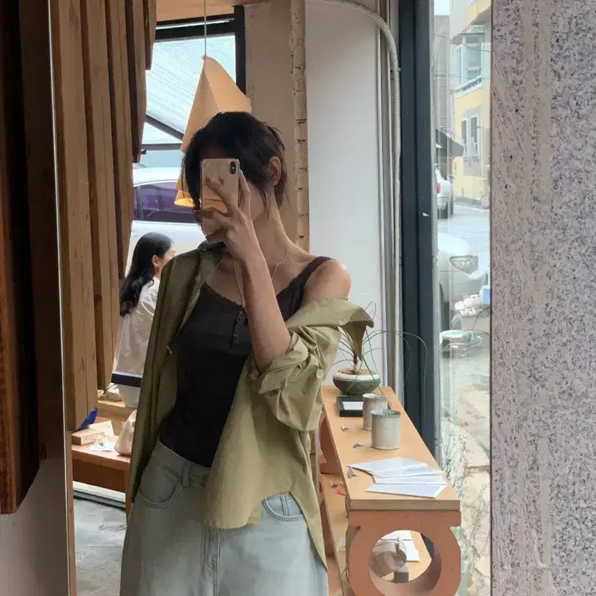 [BUNJANG] Love Me More Melos Sleeveless Top Brown / 러브미우 멜로즈 슬리브리스 브라운색상