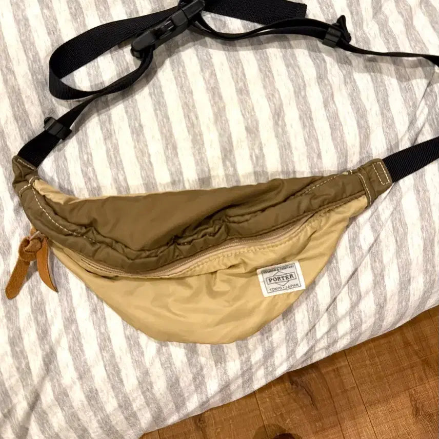 [BUNJANG] Porter Nylon Cross Hip Bag / 포터 나일론 크로스 힙색