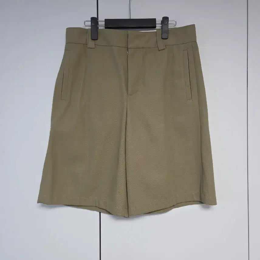 [BUNJANG] System Homme Bermuda Pants Khaki Beige / [새상품] 시스템옴므 버뮤다 팬츠 카키베이지 32