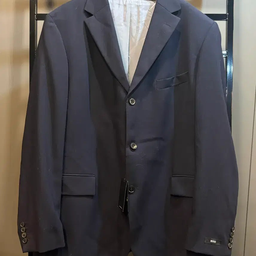 [BUNJANG] HUGO BOSS Navy Virgin Wool Blazer Jacket / [060] 새상품 휴고 보스 네이비 울 블레이저 자켓29.9