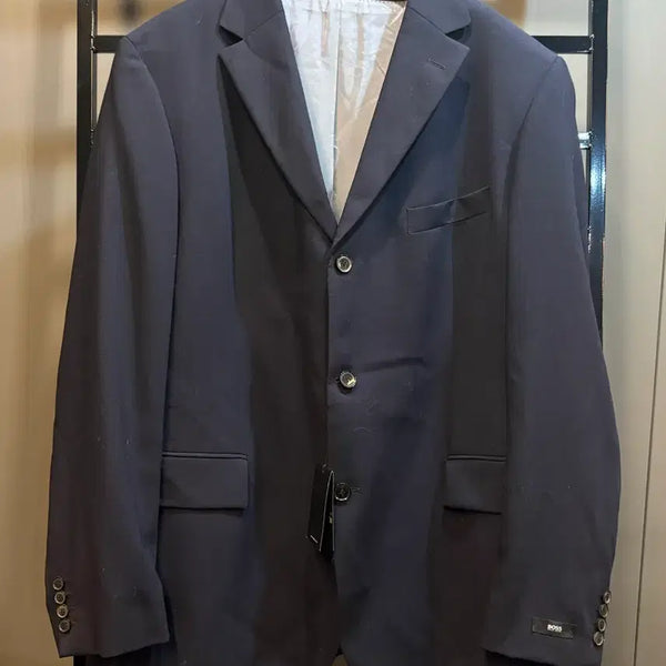 [BUNJANG] HUGO BOSS Navy Virgin Wool Blazer Jacket / [060] 새상품 휴고 보스 네이비 울 블레이저 자켓29.9