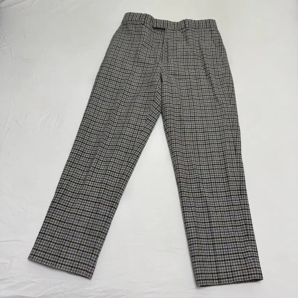 [BUNJANG] Gucci Gingham Check Wool Tweed Slacks Pants / 구찌 421653 깅엄 체크 울 트위드 슬랙스 팬츠