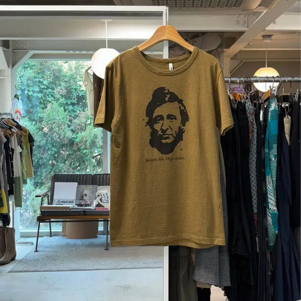 [BUNJANG] Factotum Henry David Thoreau T-Shirt / Factotum 헨리 데이비드 소로 티셔츠