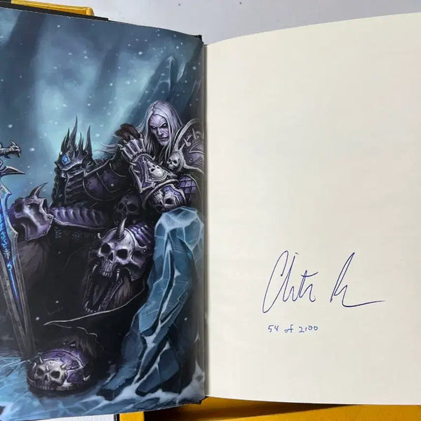 [BUNJANG] World of Warcraft Arthas: Rise of the Lich King Novel Limited Edition Signed by Author / 월드 오브 워크래프트 아서스 리치 왕의 탄생 소설 한정판 작가 친필 사인본 원서
