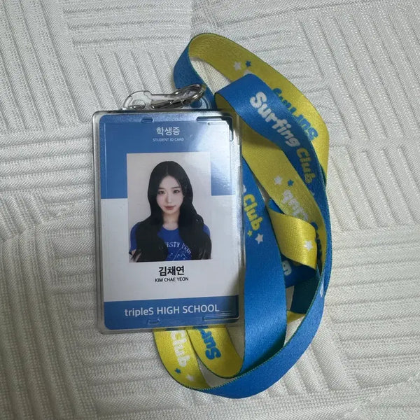 [BUNJANG] Kim Chaeyeon TripleS Event Student ID & Lanyard Set / 트리플에스 김채연 발대식 MD 학생증&랜야드