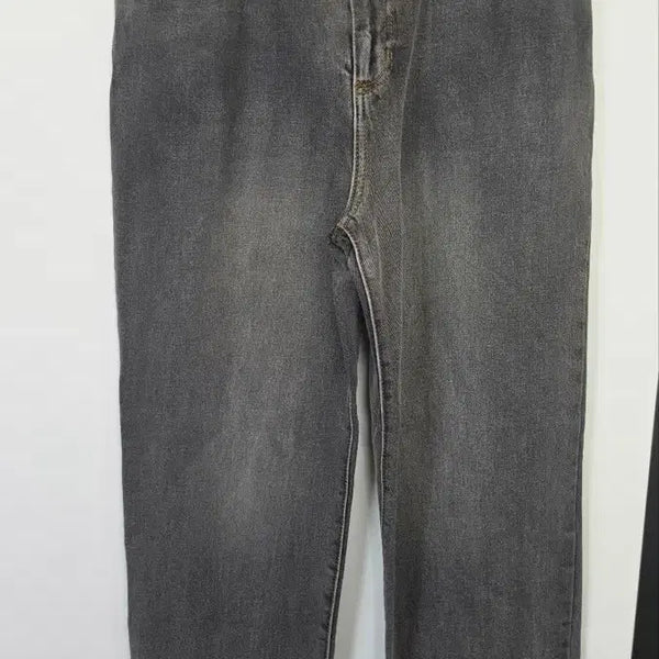 [BUNJANG] Thursday Island Charcoal Washed Wide Denim Pants / 써스데이아일랜드 차콜 워싱 와이드 데님 팬츠