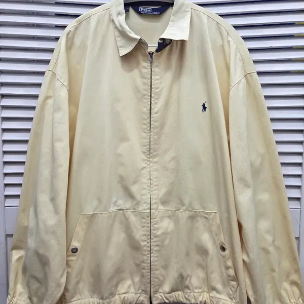 [BUNJANG] 90s Polo Ralph Lauren Yellow Blouson Jacket / 90s 폴로 랄프로렌 옐로 블루종 자켓