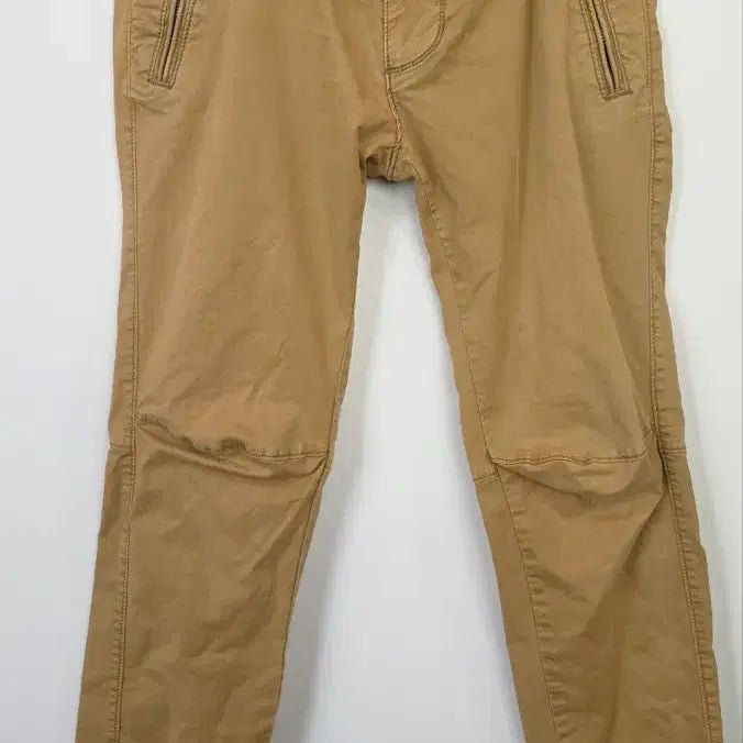 [BUNJANG] Thursday Island Beige Cotton Tapered Fit Pants / 써스데이아일랜드 베이지 코튼 팬츠