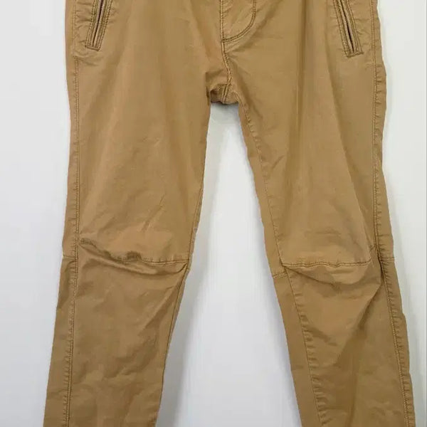 [BUNJANG] Thursday Island Beige Cotton Tapered Fit Pants / 써스데이아일랜드 베이지 코튼 팬츠
