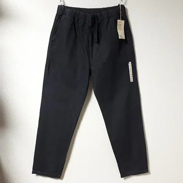 [BUNJANG] Muji Washed Black Easy Pants / 30~33/무인양품 워싱블랙 이지팬츠/30-1057