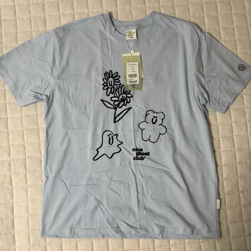 [BUNJANG] Nice Ghost Club Graphic T-Shirt / 나이스고스트클럽 반팔티