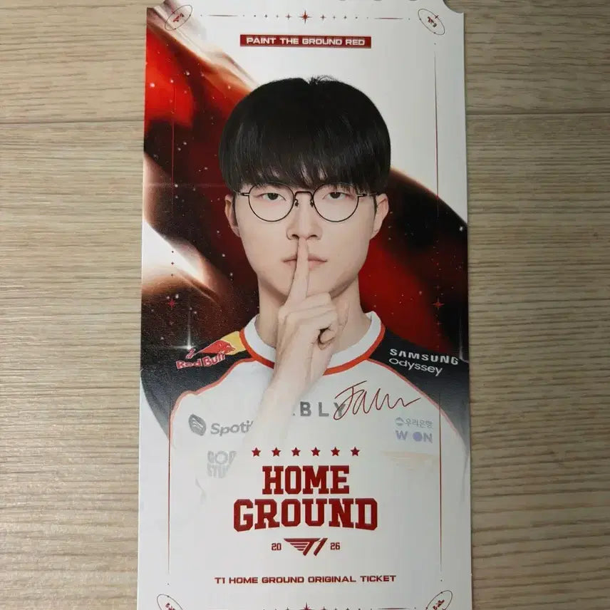 [BUNJANG] T1 Home Ground Day 1 Faker Ticket 2026 / 2026 티원 T1 Home Ground Day 1 페이커 티켓
