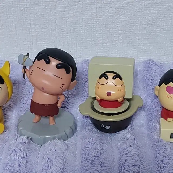 [BUNJANG] Crayon Shin-chan Figure & Clock Set / 짱구피규어  &  시계