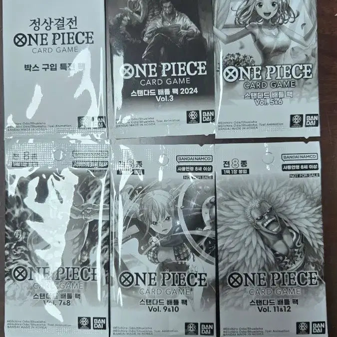 [BUNJANG] One Piece Card Game Standard Battle Pack 2024 (Vol. 3, 5-12) / 원피스 카드 게임 스탠다드 배틀팩 2024 Vol.3, Vol.5&6, Vol.7&8, Vol.