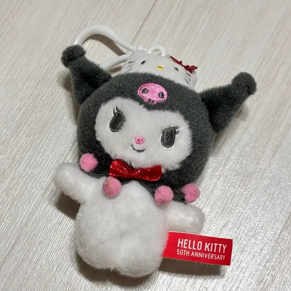 [BUNJANG] Kuromi 50th Anniversary Keyring / 쿠로미 50주년 키링
