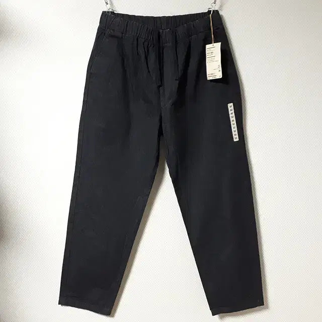 [BUNJANG] Muji Washed Black Easy Pants (Size 30-33) / 30~33/무인양품 워싱블랙 이지팬츠/30-1058