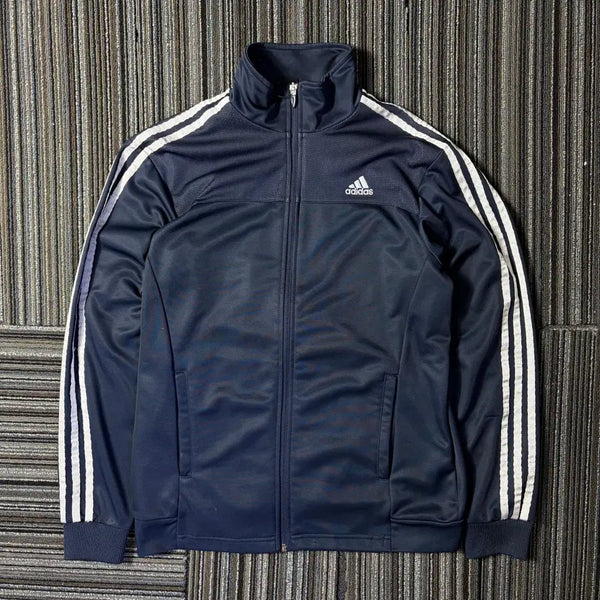 [BUNJANG] Adidas Performance Navy Three-Stripes Track Jacket / 아디다스 퍼포먼스 네이비 삼선 트랙 자켓