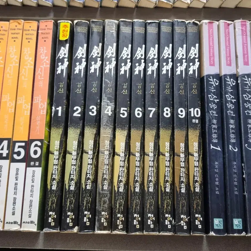 [BUNJANG] Geomsin (검신) Volume 1-10: New Wuxia Novel Series / 검신 1-10 완 청산 신무협 소설