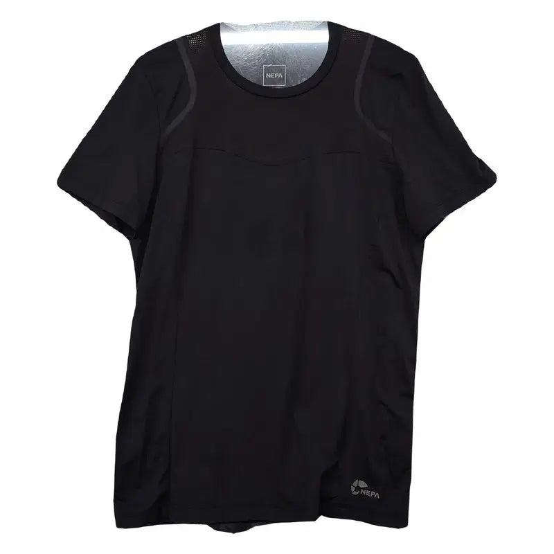 [BUNJANG] Nepa Black Functional Training T-shirt (Size 95) / 네파 블랙 기능성 트레이닝 반팔티 95