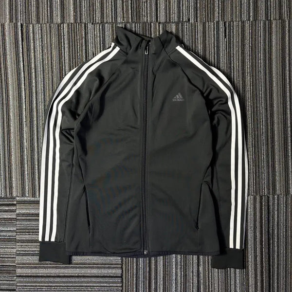 [BUNJANG] Adidas Performance Black Three-Stripes Track Jacket / 아디다스 퍼포먼스 블랙 삼선 트랙 자켓