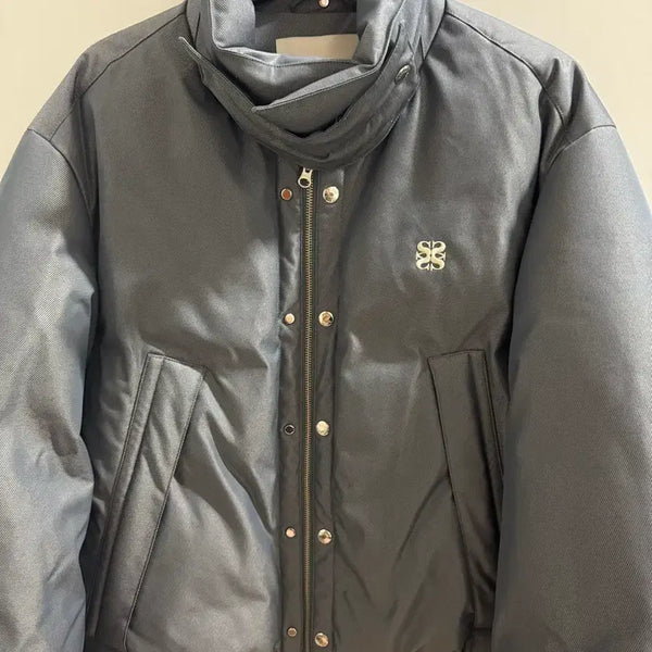 [BUNJANG] Setter Two-Tone Duck Down Padded Jacket Glitter Grey XL / 세터 레체 투톤 덕다운 패딩(글리터 그레이)