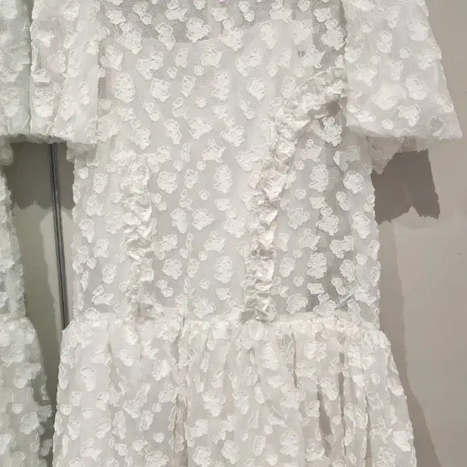 [BUNJANG] Lucky Chouette White Mini Dress / 럭키슈에뜨 원피스