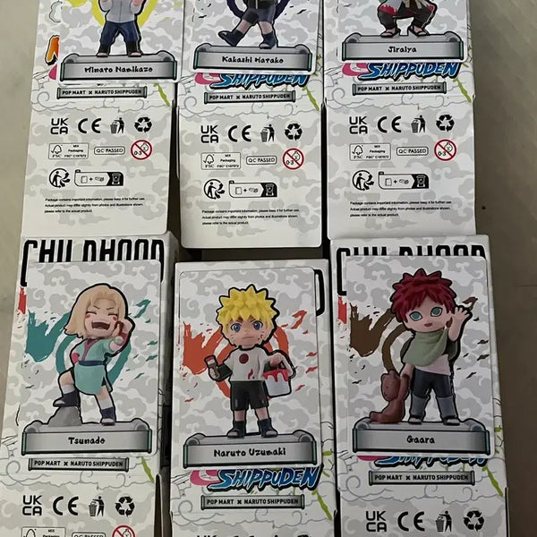 [BUNJANG] Pop Mart Naruto Childhood Series Figure Set (6 Figures) / 나루토 팝마트 유년기 피규어6종 일괄판매
