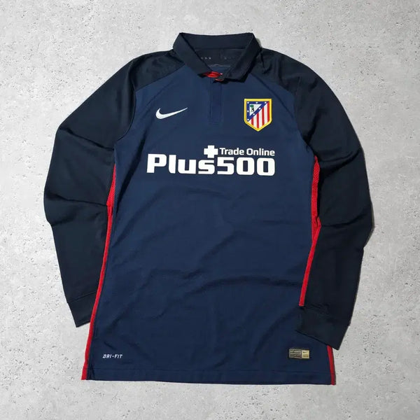 [BUNJANG] Nike Atletico Madrid 15-16 Away Long Sleeve Player Issue Jersey / 나이키 AT 마드리드 15-16 어웨이 지급용 긴팔