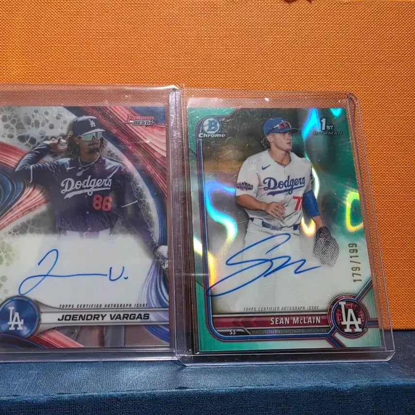 [BUNJANG] LA Dodgers Prospect Autographed Cards Bundle / [2장] 다저스(LA Dodgers) 유망주 오토
