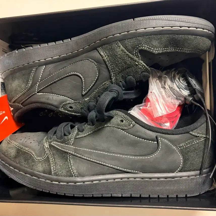 [BUNJANG] Air Jordan 1 Retro Low OG SP Travis Scott Black Phantom / 조던 1 x 트래비스 스캇 레트로 로우 OG SP 블랙 팬텀 280mm